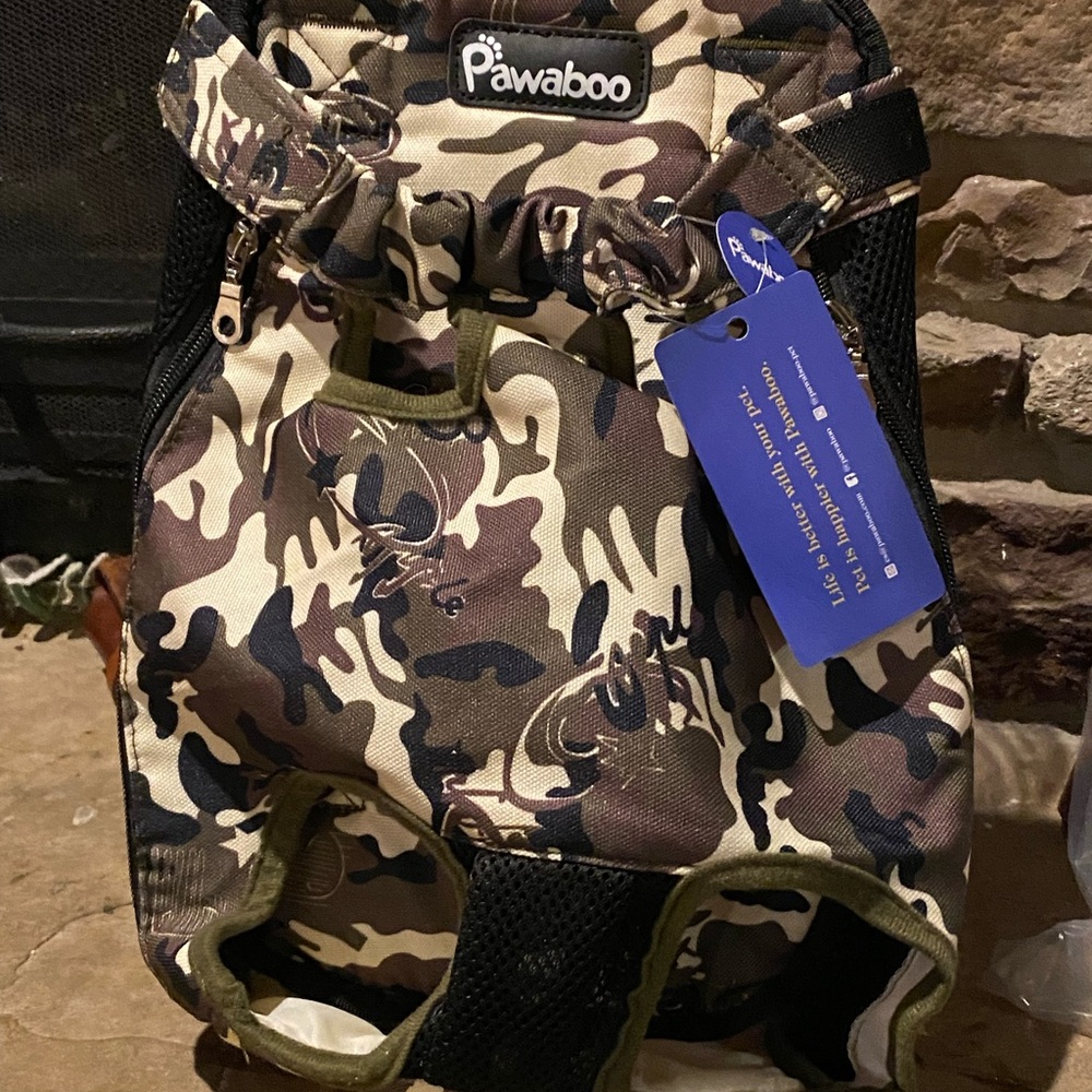 Camouflage Dog Carrier Backpack